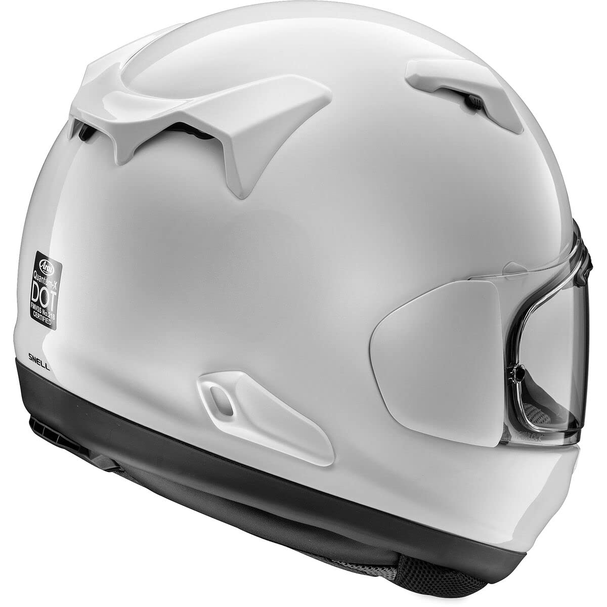 美品　Arai QUANTUM-J ホワイト　Mサイズ アライ クアンタムJ グラスホワイト Mサイズ 中古】Arai アライ